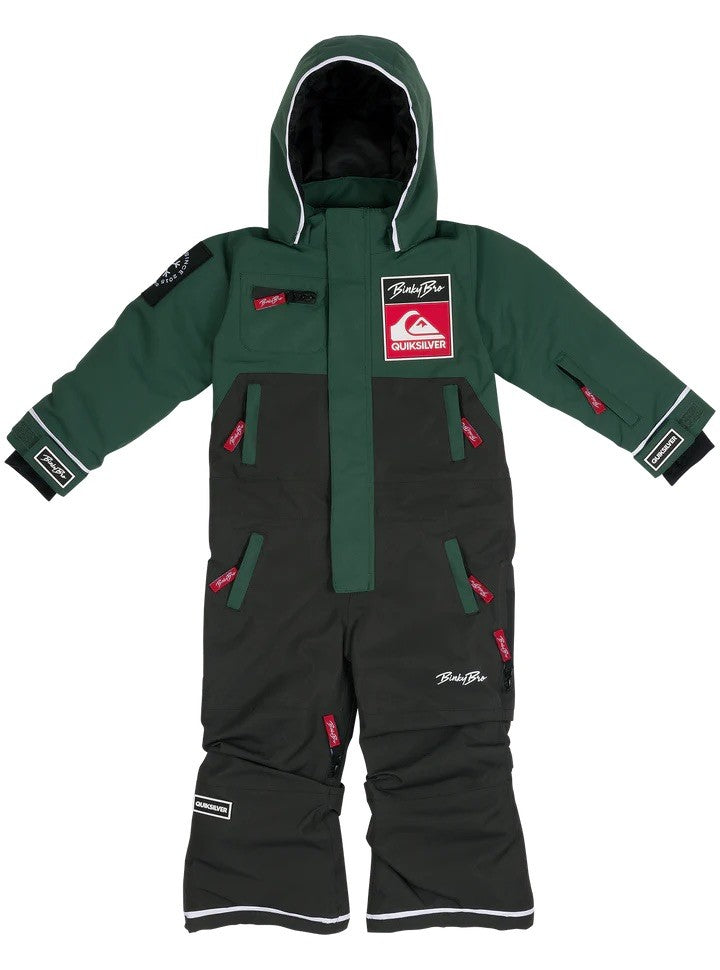 BinkyBro x Quicksilver  - 99-90 Grey/Green Snow Suit|112384