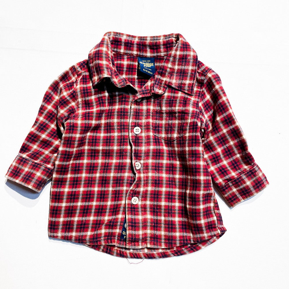 OshKosh Flannel 6-9M|151128