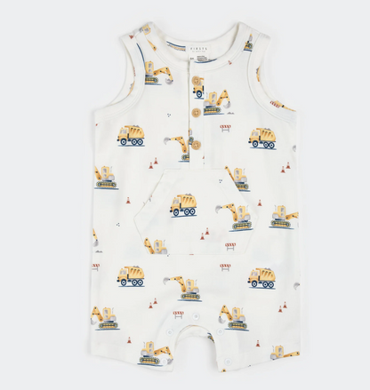 Petit Lem - Romper - Construction Site|187214