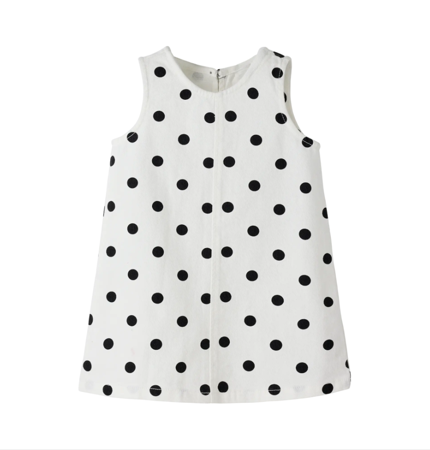 Name It - Polka Dot Denim Dress|214006