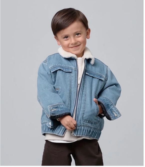 Little Bipsy - Sherpa Denim jacket|223243
