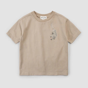 Miles The Label - Leopard on Taupe T-Shirt|182466