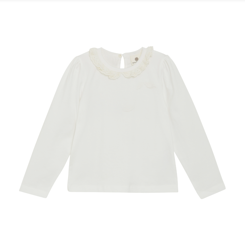 EnFant - Long Sleeve Pointelle - Egret|155846