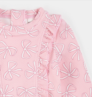 Petit Lem - Swim Pink Ruffle Bow|194054