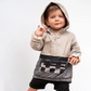 Little Bipsy - Check Black Windbreaker|149315