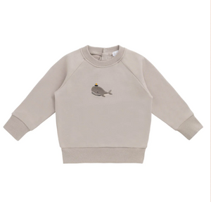 Jamie Kay - Sweatshirt - Hazy Taupe Whale|153278