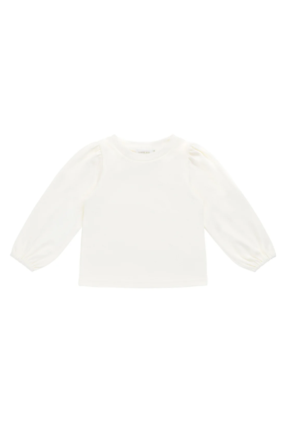 Jamie Kay - Pima Cotton Augustine Top Parchment|176525