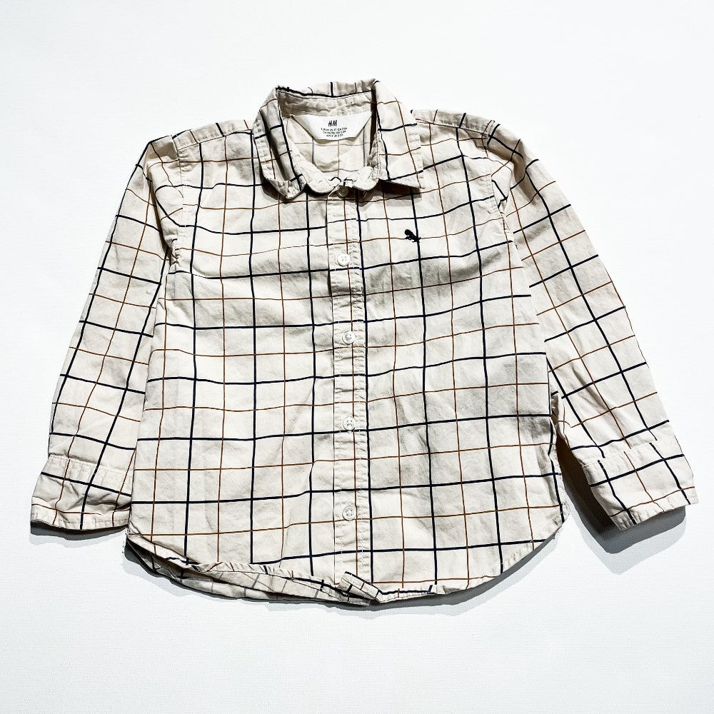 H&M Button Up Shirt 2-3Y|197396