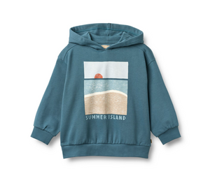 Wheat - Sweatshirt L/S Francis Blue Teal|191208