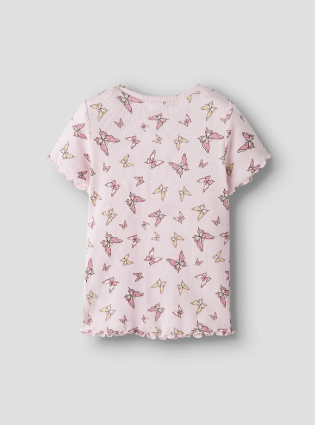 Name It - Ribbed Ruffle Tee|209549