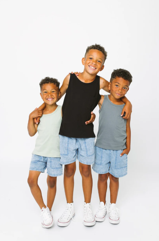 Little Bipsy - Boy's Chambray Short|104001