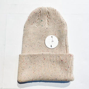 Knit Hat - Cream Sprinkles (Adult)|160906