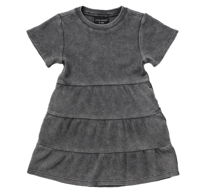 Little Bipsy - Acid Wash Waffle Dress|142075