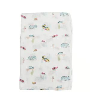 Loulou Lollipop - Muslin Swaddle - All Aboard|136251