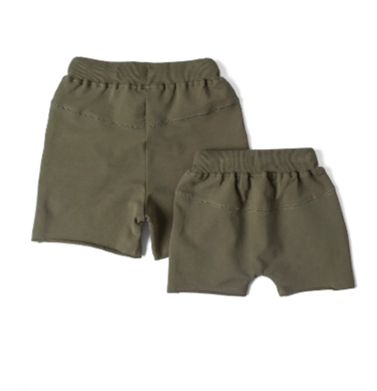 Little Bipsy - Raw Edge Harem Short - Dark Moss|94717