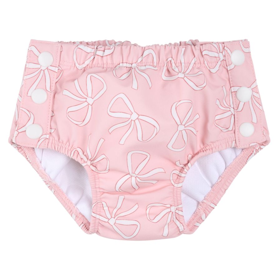 Petit Lem - Swim Diaper Pink Bow|189656