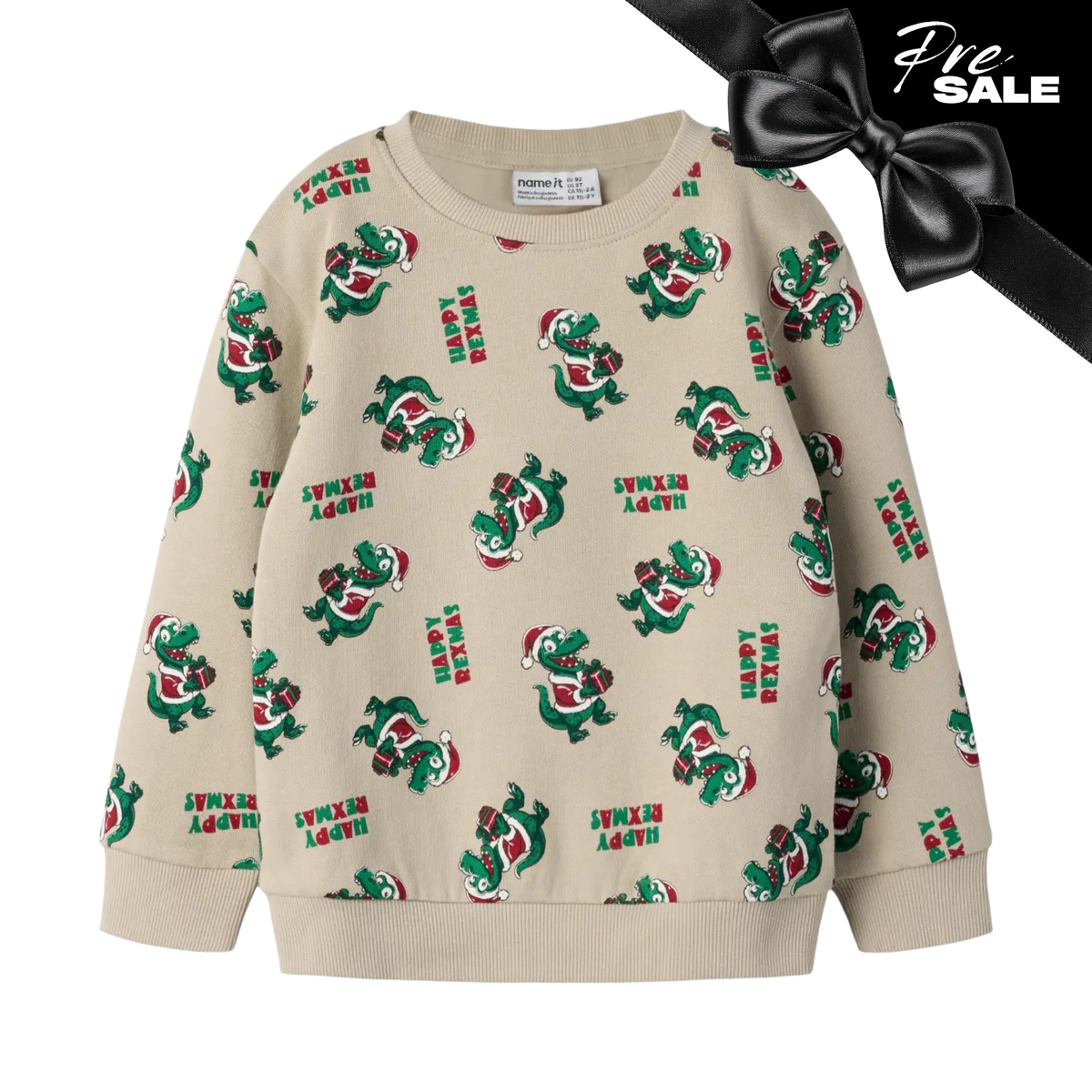 Pre- Sale: Name It - Happy Rexmas Sweater 0636