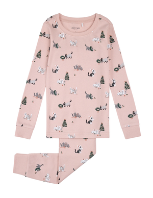 Petit Lem - 2 Piece PJ - Christmas Cats
