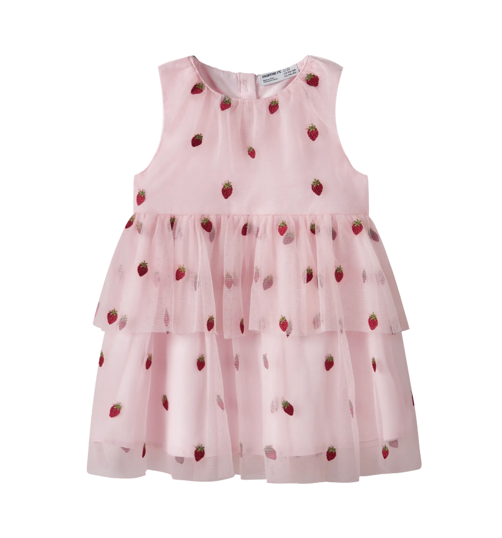Name It - Strawberry Tulle Dress - Kids|208396