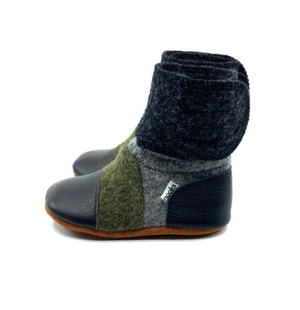 Kelp Felted Wool Booties|76163