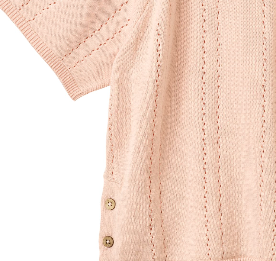 Wheat -  Knit Pullover S/S Vilna Powder|197183