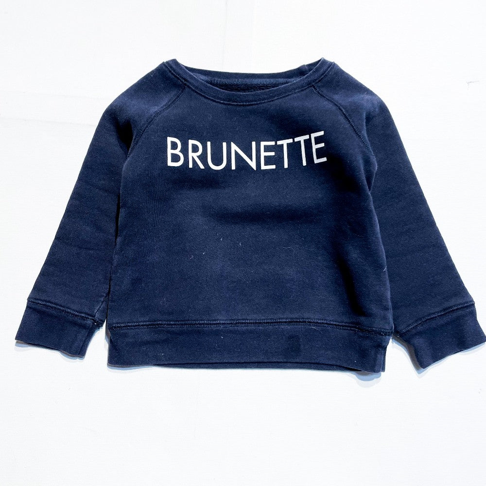 The Brunette Label Sweatshirt 2-3Y **Imperfection|177982