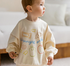 Roobear - Snacks Crewneck Vanilla Cream|173351