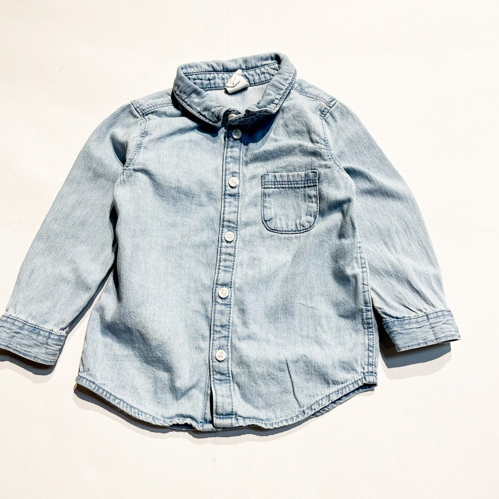 H&M Jean Button Up 12-18M|114886