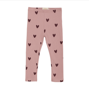 Creamie - Rib Leggings Woodrose|155801