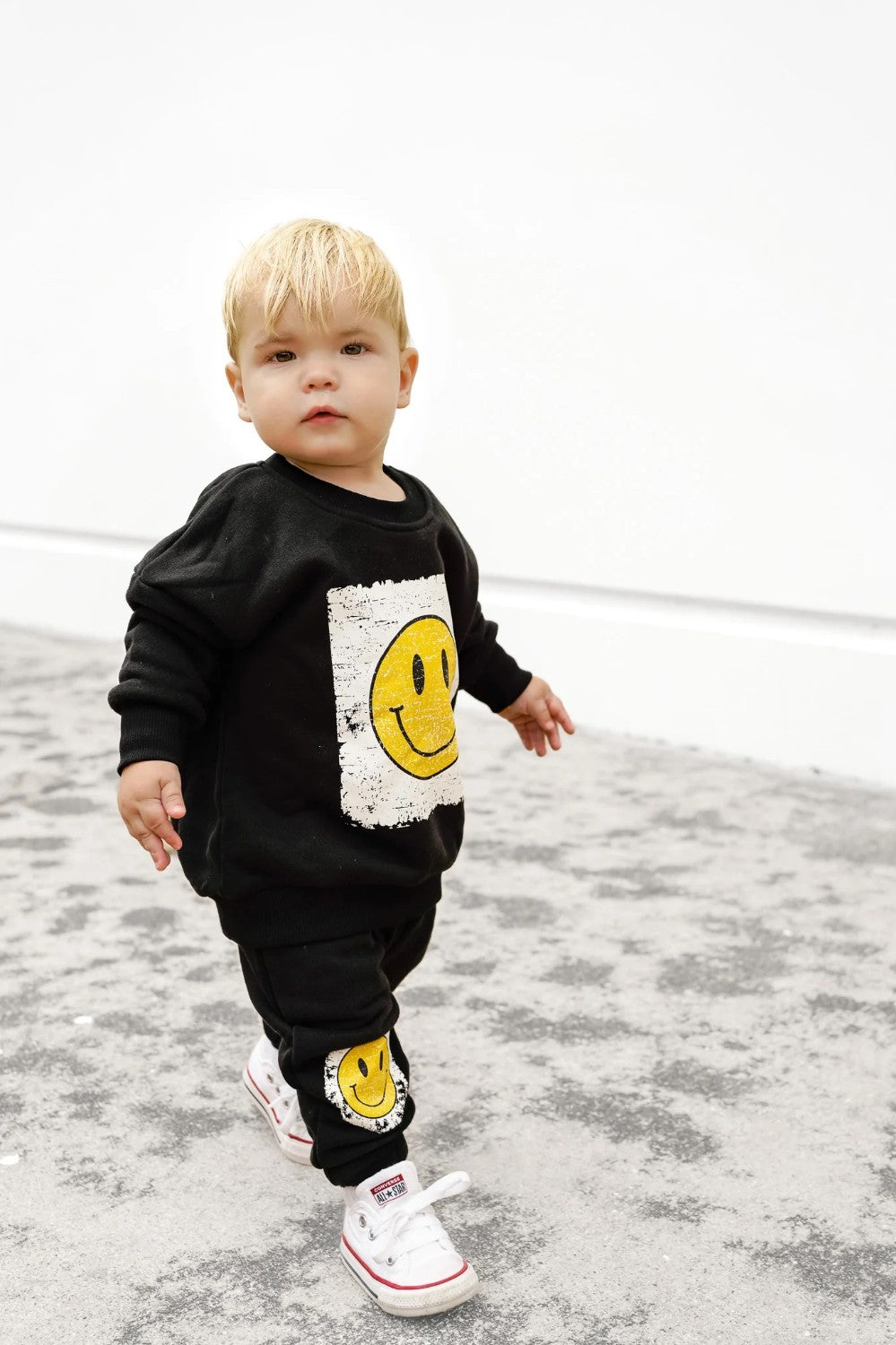 Little Bipsy - Smiley Sweatpant - Black|106977