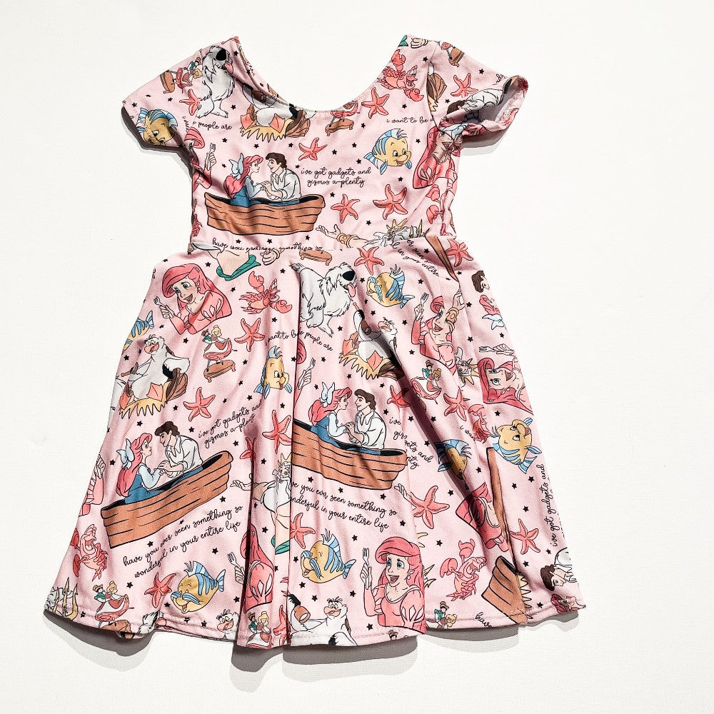 Little Mermaid Dress 5Y|227589