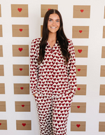 Mebie Baby - Adult Hearts Pajama Set|185361