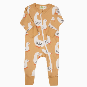 Parade - '2-Way' Zip Romper Honey Goose|165470