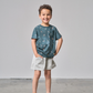 Little Bipsy - Stitch Pocket Jersey Short - Light Heather Grey|142515