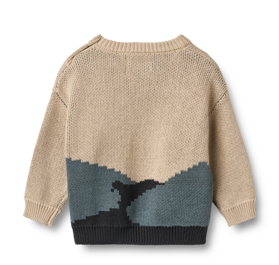 Wheat - Jaquard Pullover William Warm Sand|164342