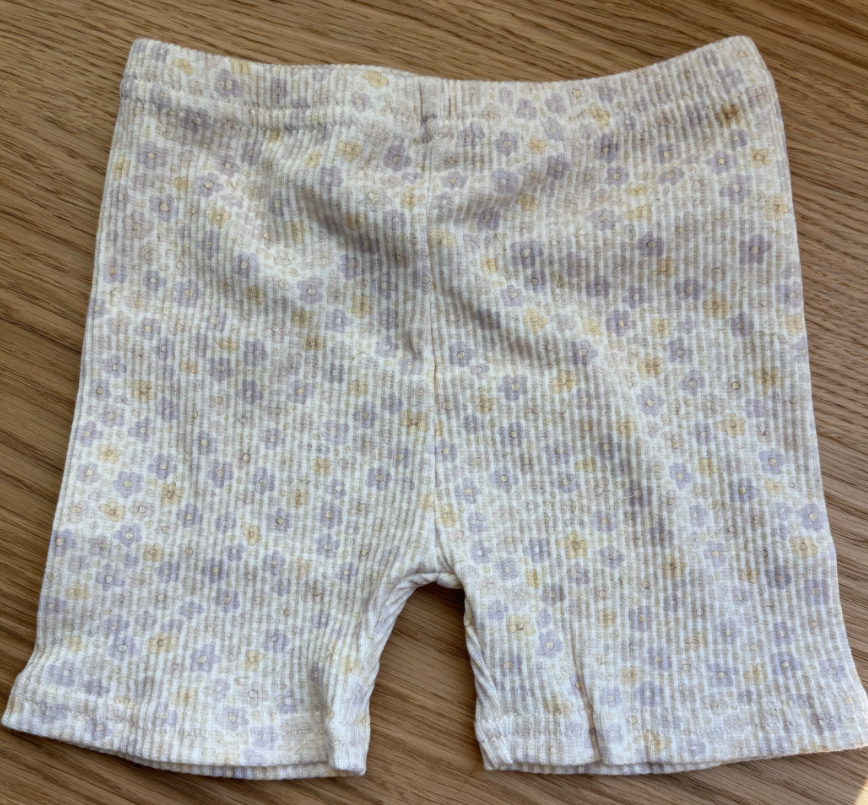 Roobear - Ribbed Biker Shorts - Muted Floral|150670