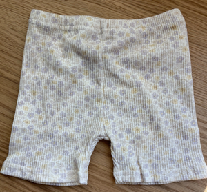 Roobear - Ribbed Biker Shorts - Muted Floral|150670
