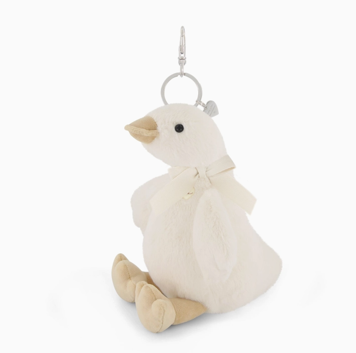 Snuggle Bunnies - Keyring - Rose the Duck with Bow|201880