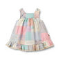 Wheat -  Dress Ruffle Ayla Patchwork Flowers|191177