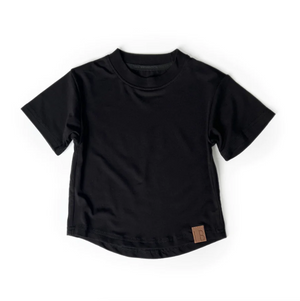 Little Bipsy - OVERSIZED BAMBOO TEE - BLACK|86095