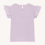 Creamie - Lavender Ruffle Tee|194036