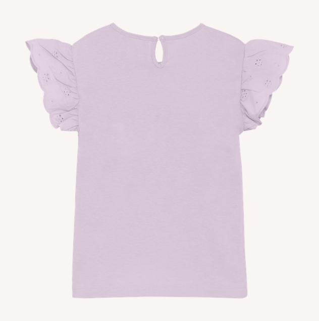 Creamie - Lavender Ruffle Tee|194036