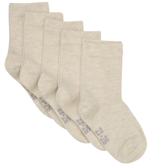 Minymo - Sand Melange Socks|162772