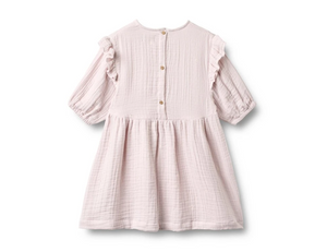 Wheat - Dress 3/4 Sleeve Gro purple light flowers|197170