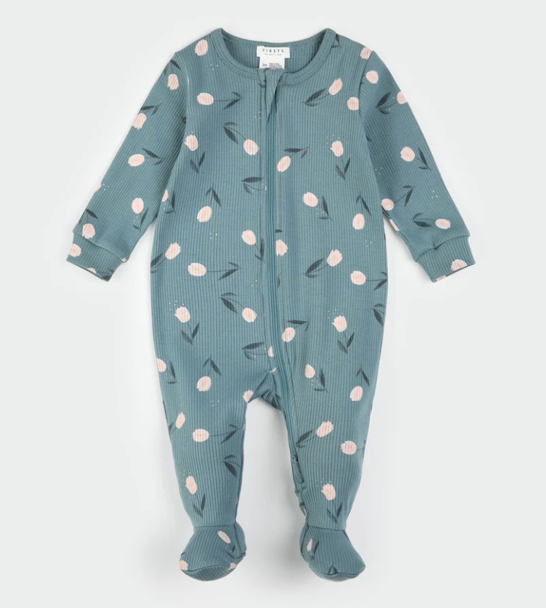 Petit Lem - Convertible Sleeper - Cream Tulips|187066