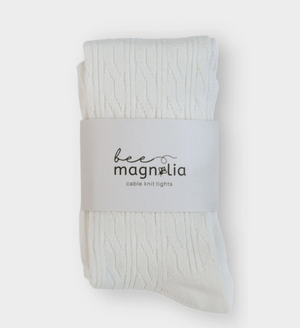 Bee & Magnolia - Cotton Cable Knit Tights|136570