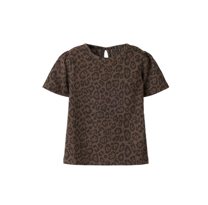 Name It - Leopard Puff Sleeve Top|213781