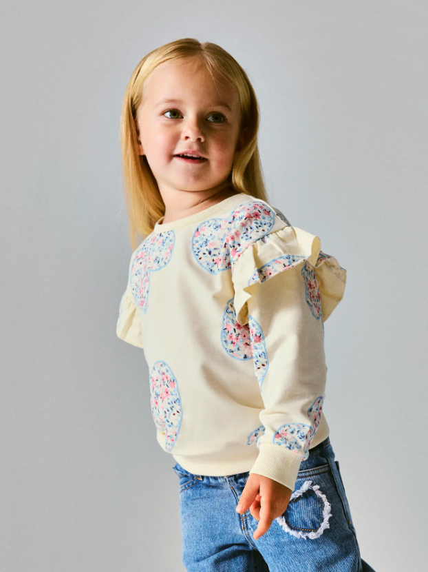 Name It - Hearts Ruffle Crewneck|215928