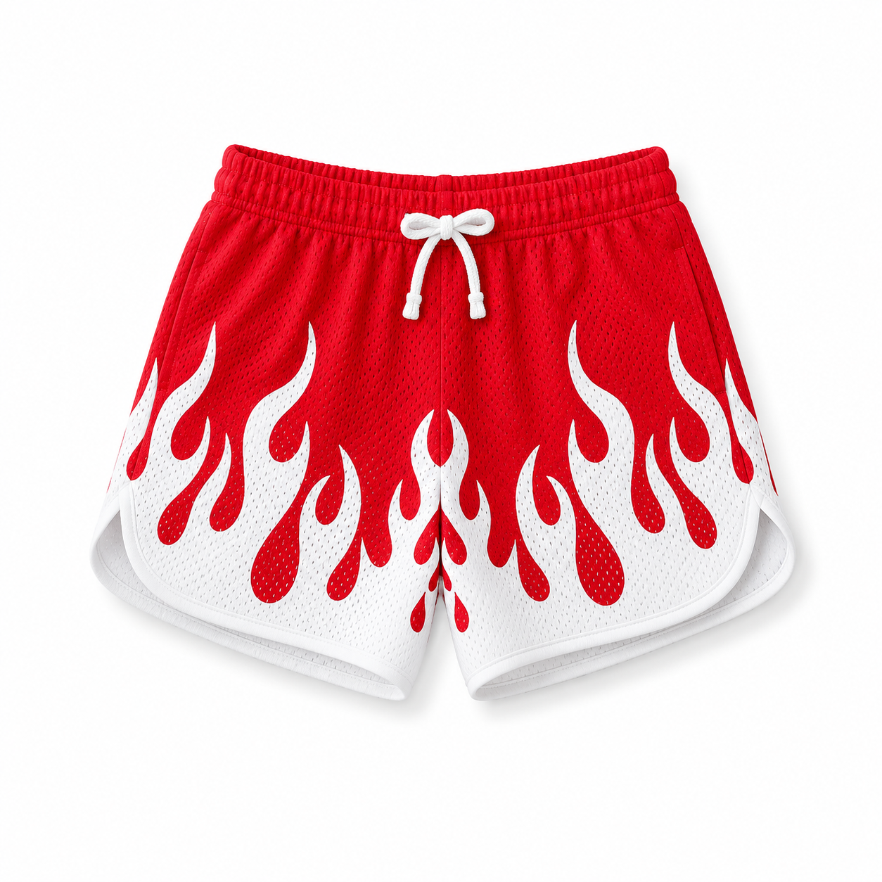 Little Trouble -  Heater Mesh Shorts Red