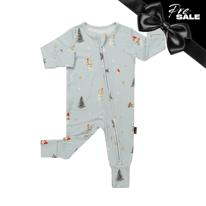 Pre Sale: Belan.J - Footless Zipper Sleeper - Snowmen